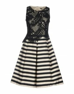 SEVENTY SERGIO TEGON Midi Dress For Women Black