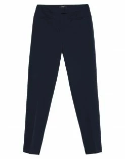 SEVENTY SERGIO TEGON Casual Pants For Women Dark Blue