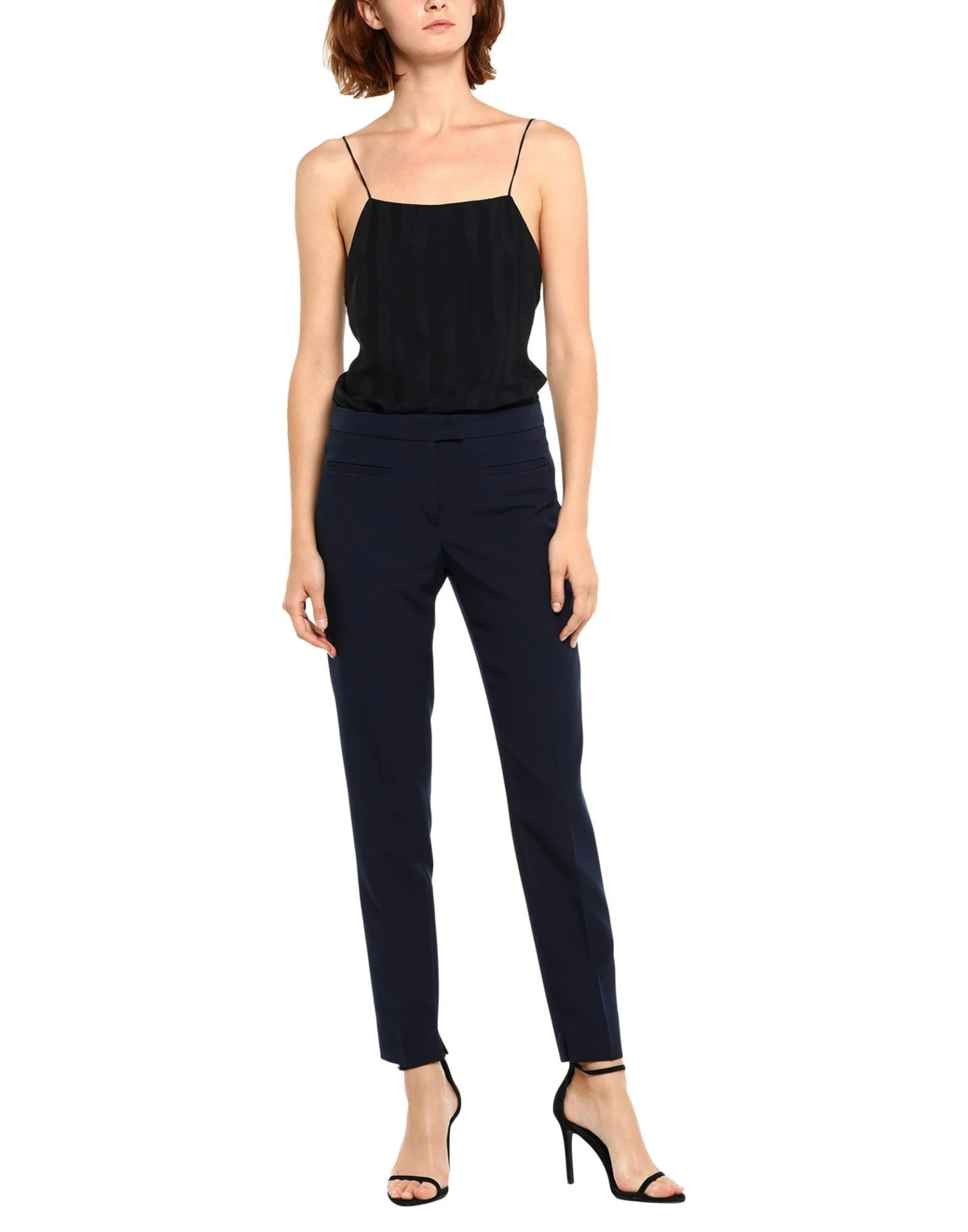 SEVENTY SERGIO TEGON Casual Pants For Women Dark Blue - Image 2