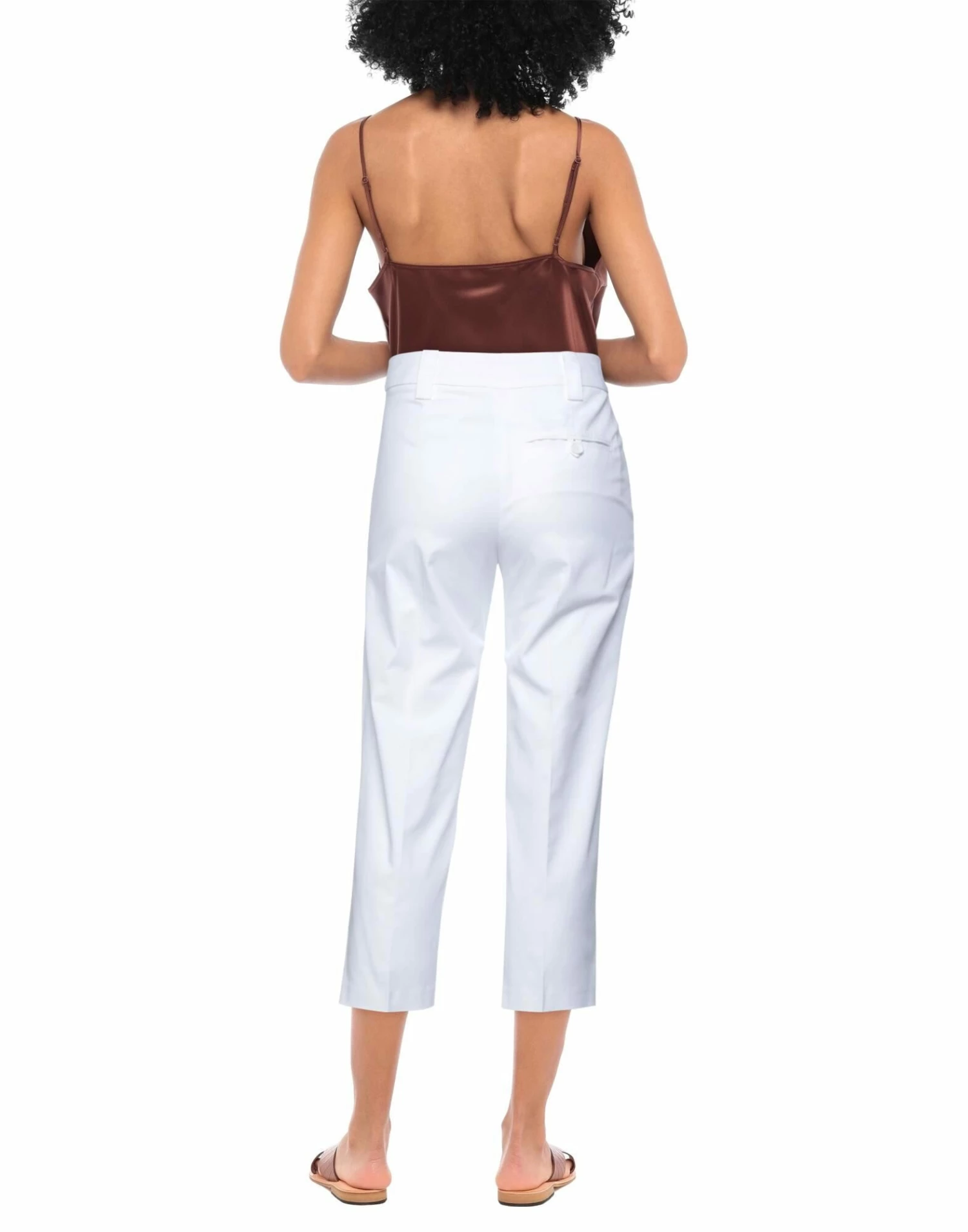SEVENTY SERGIO TEGON Casual Pants For Women White - Image 3