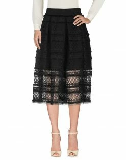 SEVENTY SERGIO TEGON Midi Skirt For Women Black