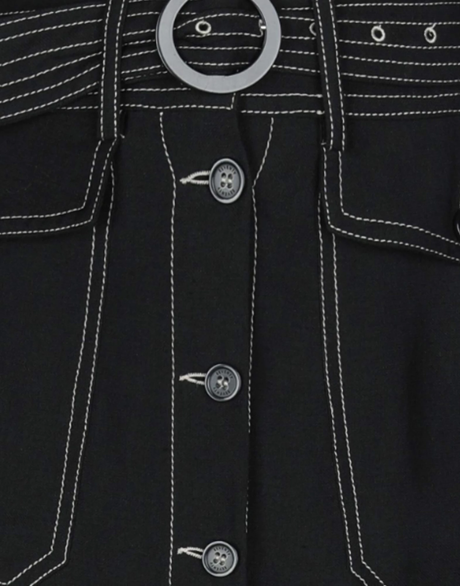 SEVENTY SERGIO TEGON Midi Skirt For Women Sage Green - Image 4