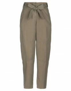 SEVENTY SERGIO TEGON Casual Pants For Women Military Green