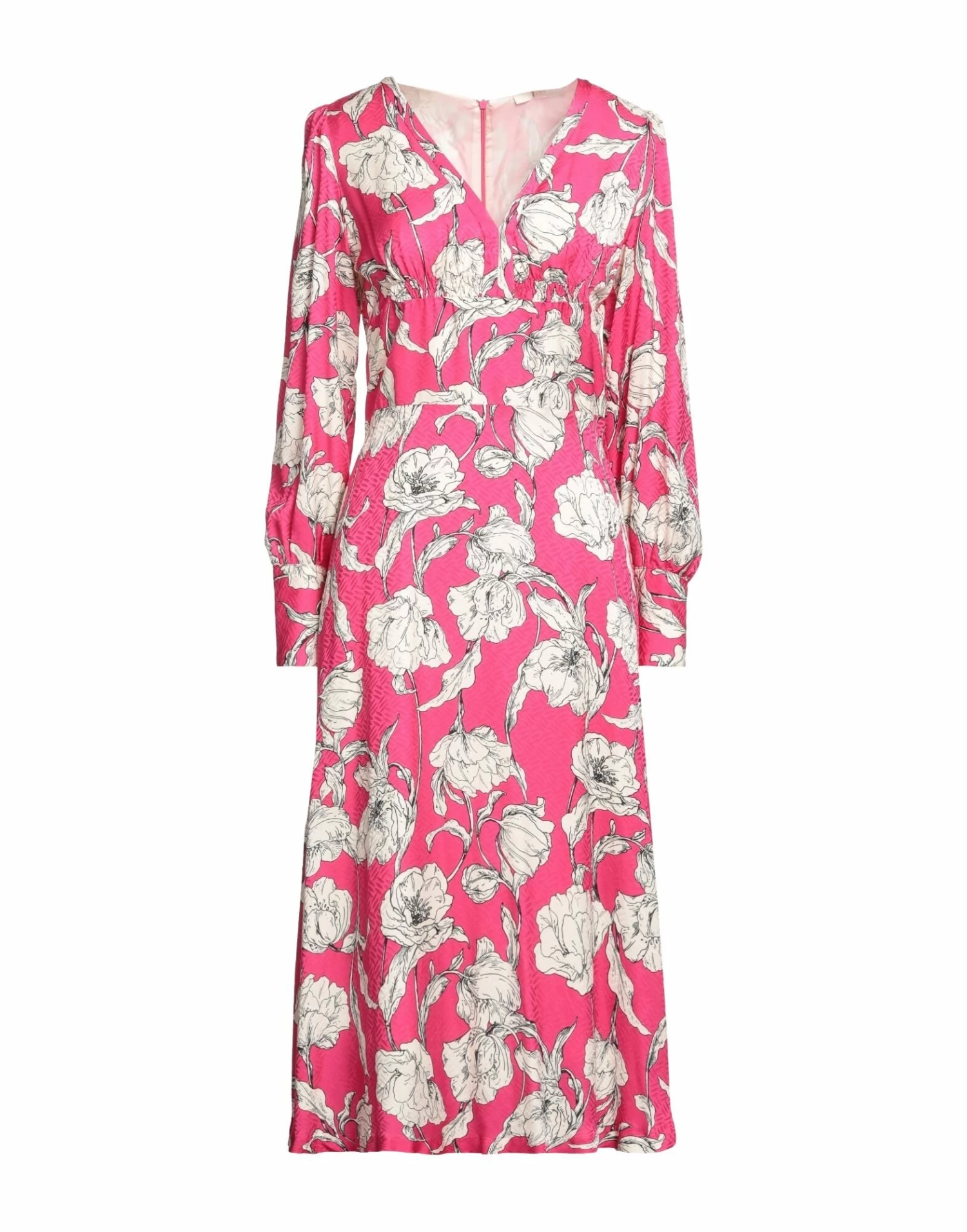 SEVENTY SERGIO TEGON Midi Dress For Women Fuchsia - Image 6