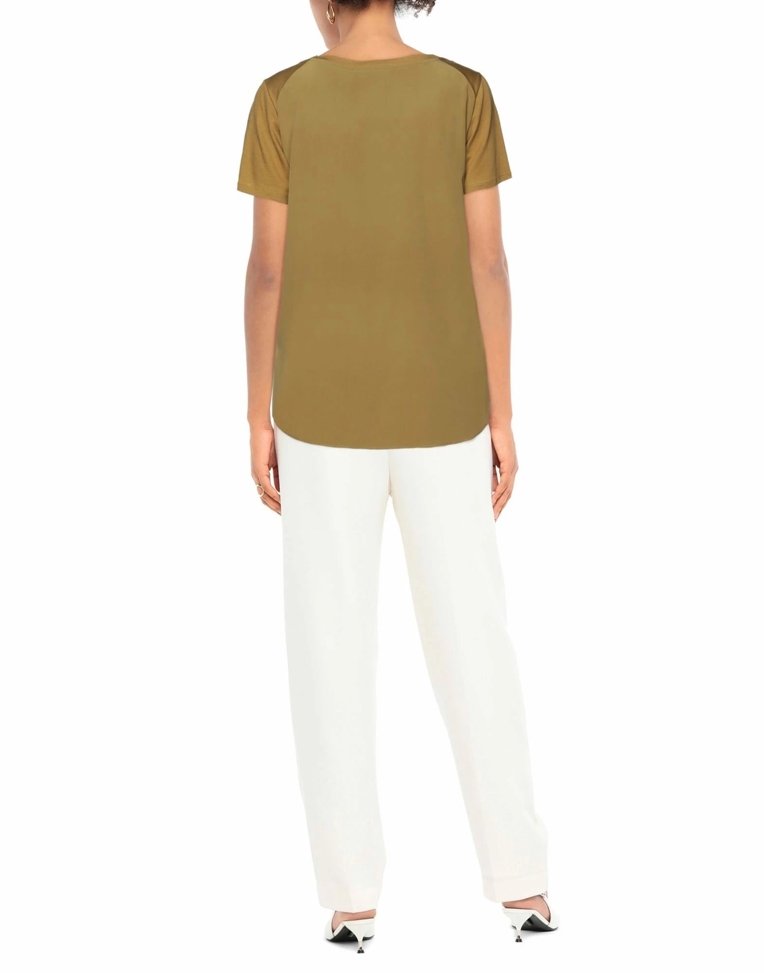SEVENTY SERGIO TEGON T-shirt For Women Khaki - Image 3