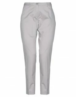 SEVENTY SERGIO TEGON Casual Pants For Women Light Grey
