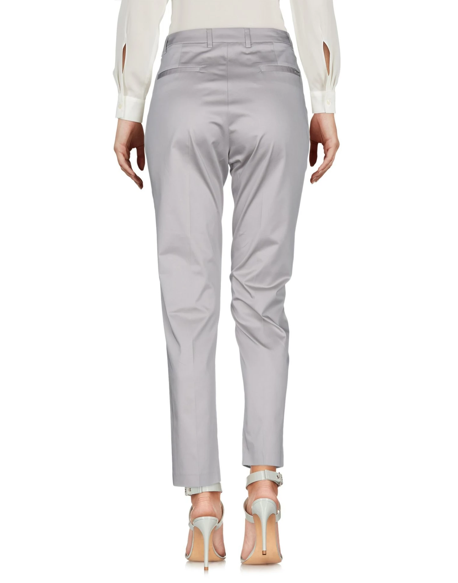 SEVENTY SERGIO TEGON Casual Pants For Women Light Grey - Image 3