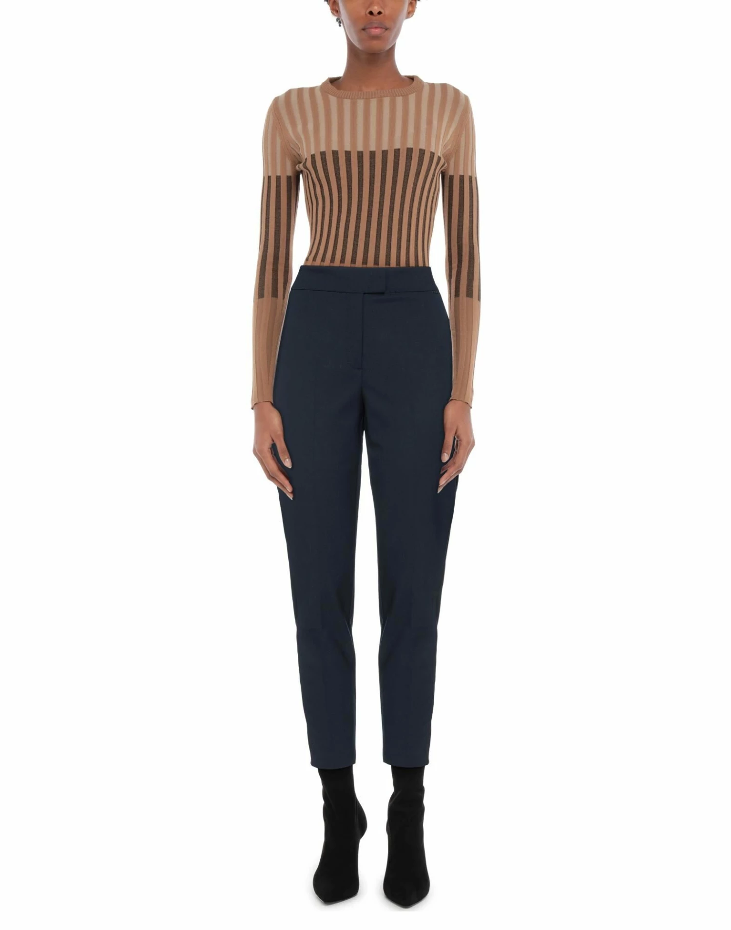 SEVENTY SERGIO TEGON Casual Pants For Women Black - Image 2