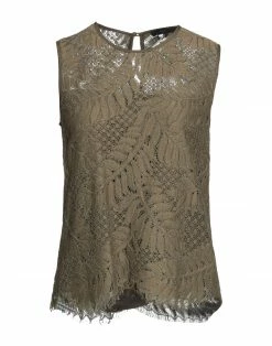 SEVENTY SERGIO TEGON Top For Women Military Green