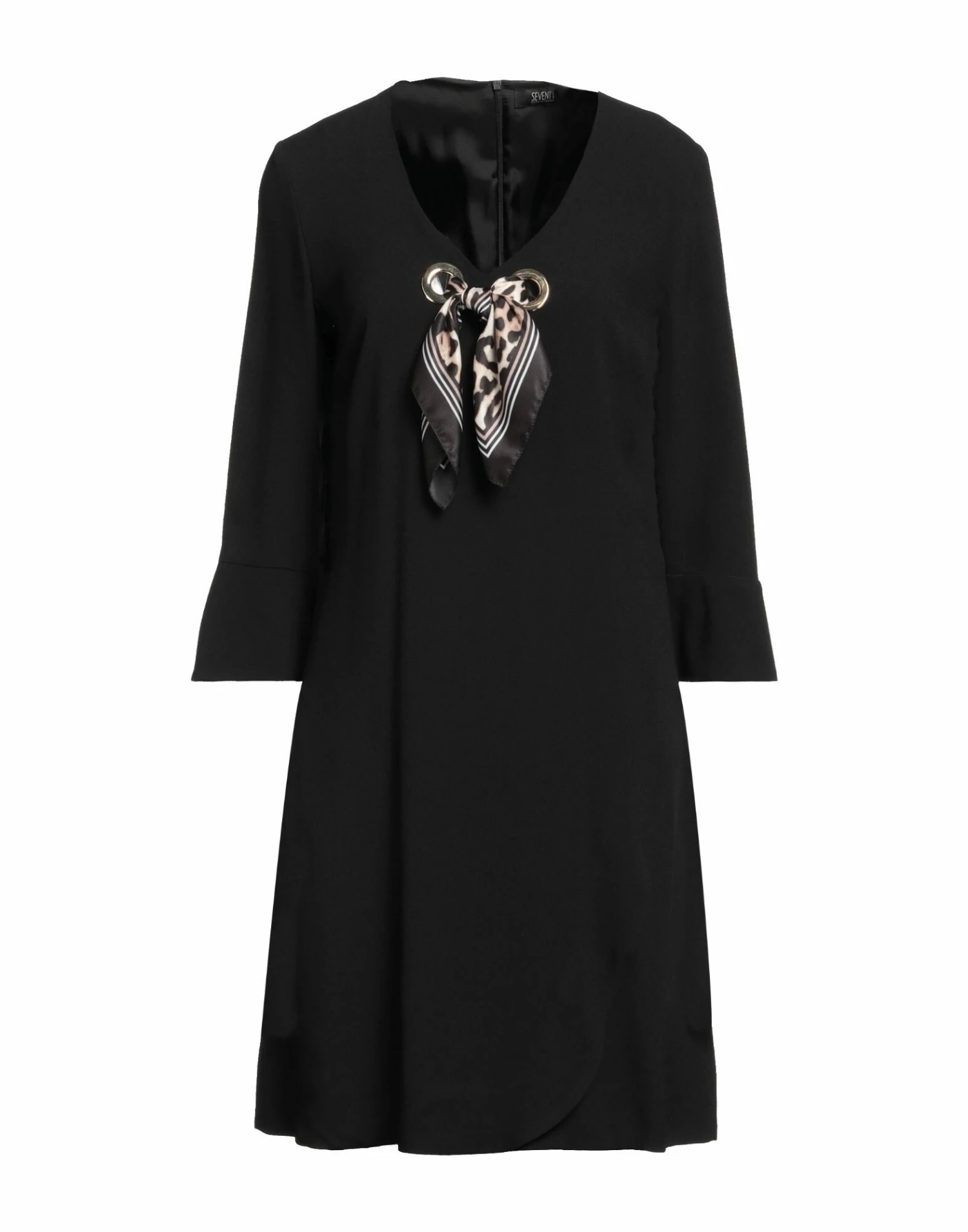 SEVENTY SERGIO TEGON Short Dress For Women Black - Image 5