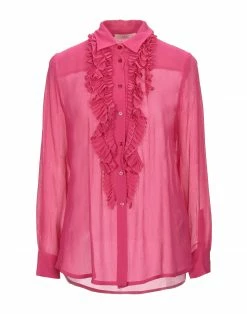 SEVENTY SERGIO TEGON Solid Color Shirts & Blouses For Women White