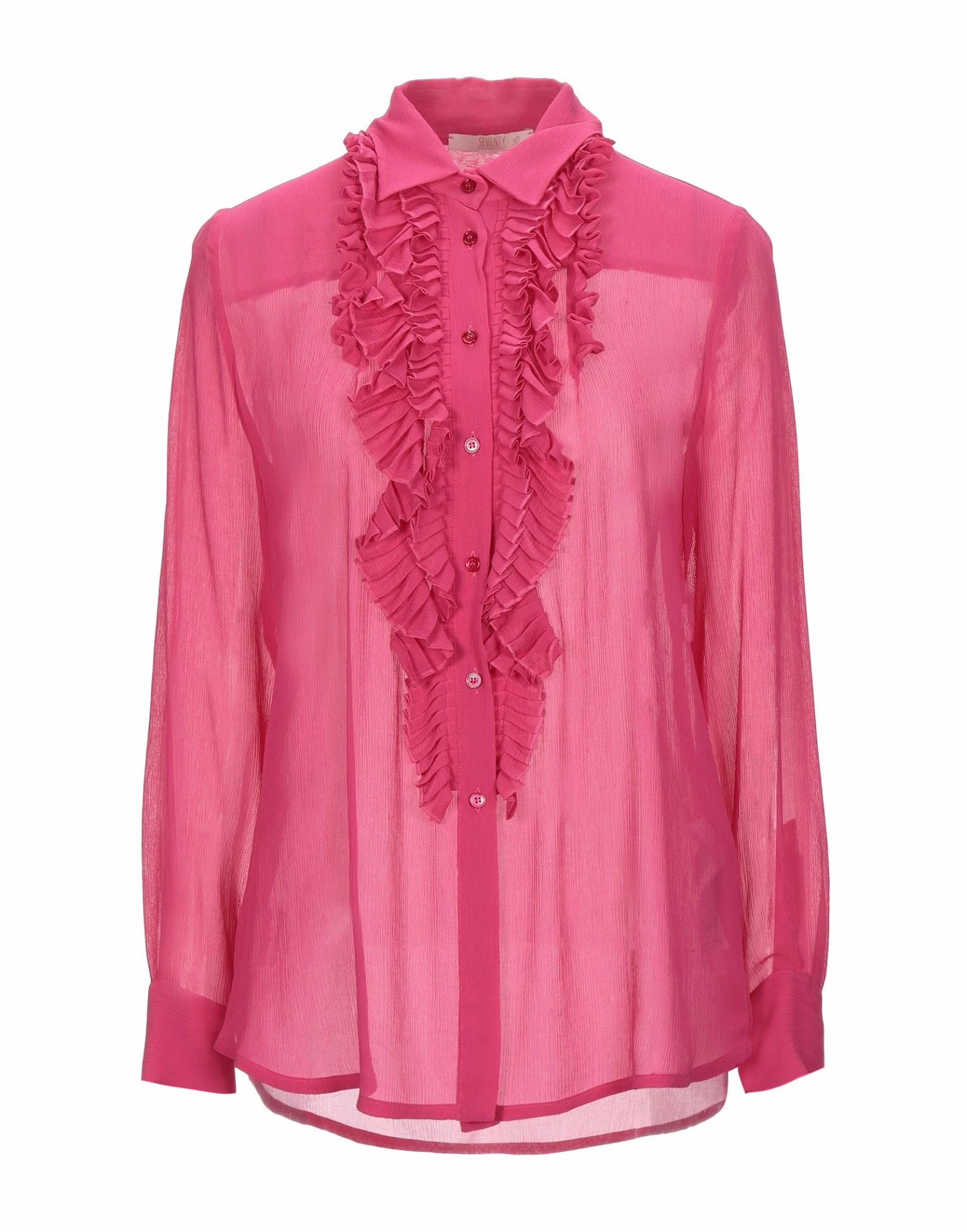 SEVENTY SERGIO TEGON Solid Color Shirts & Blouses For Women White