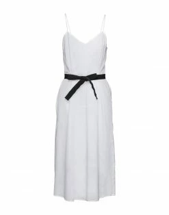 SEVENTY SERGIO TEGON Midi Dress For Women White