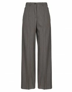 SEVENTY SERGIO TEGON Casual Pants For Women Dark Brown