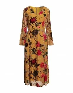 SEVENTY SERGIO TEGON Midi Dress For Women Camel