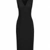 SEVENTY SERGIO TEGON Midi Dress For Women Black