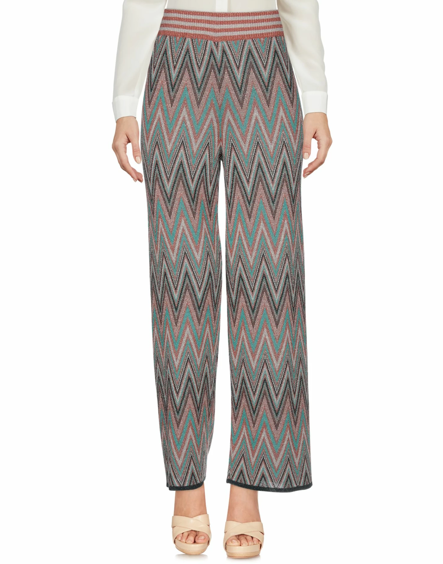 SEVENTY SERGIO TEGON Casual Pants For Women Rust - Image 2