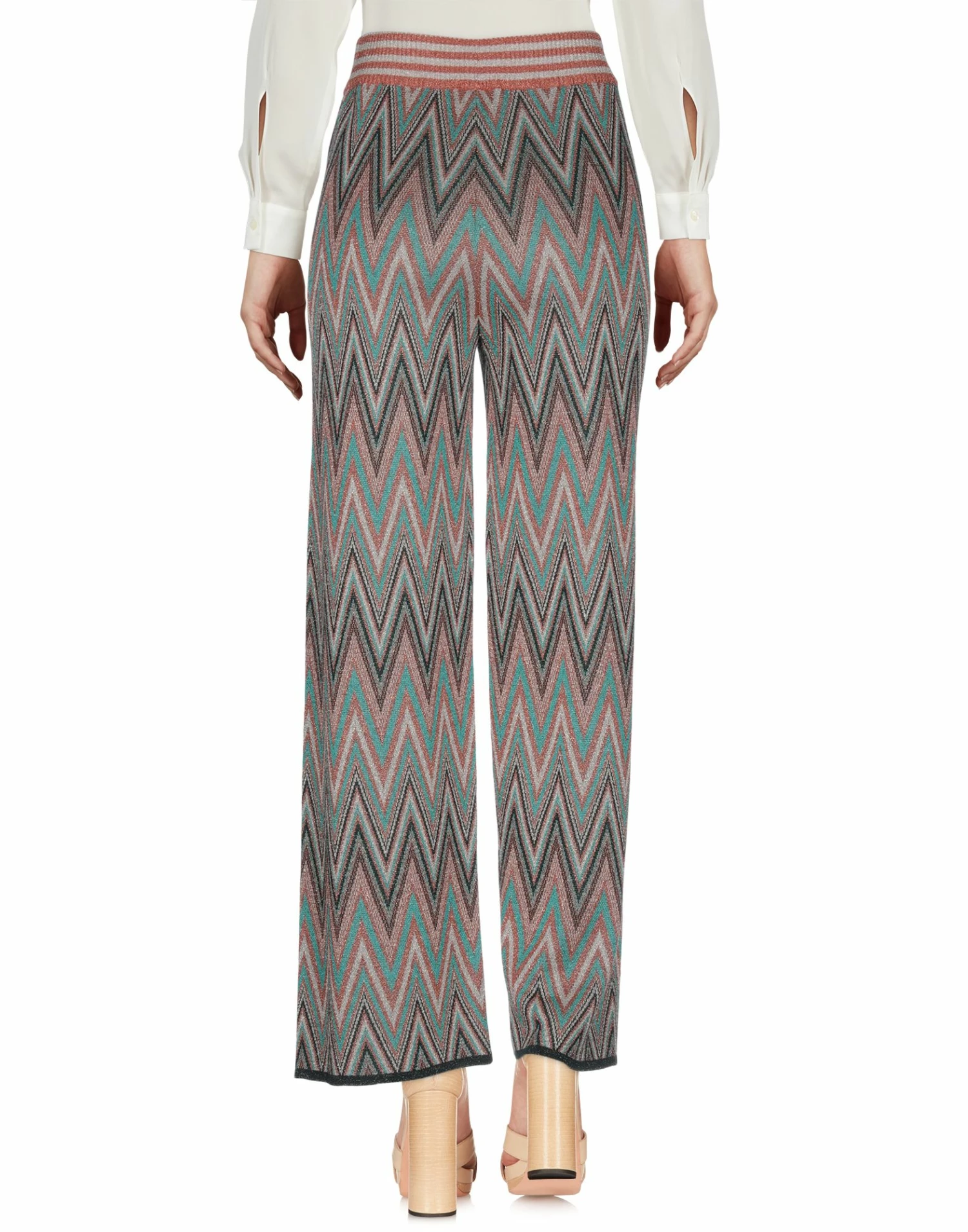 SEVENTY SERGIO TEGON Casual Pants For Women Rust - Image 3