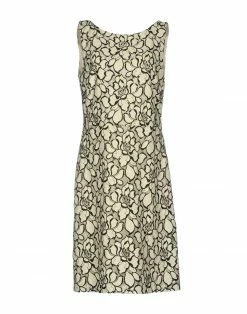 SEVENTY SERGIO TEGON Midi Dress For Women Ivory
