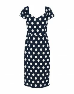 SEVENTY SERGIO TEGON Midi Dress For Women Dark Blue