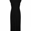 SEVENTY SERGIO TEGON Midi Dress For Women Black