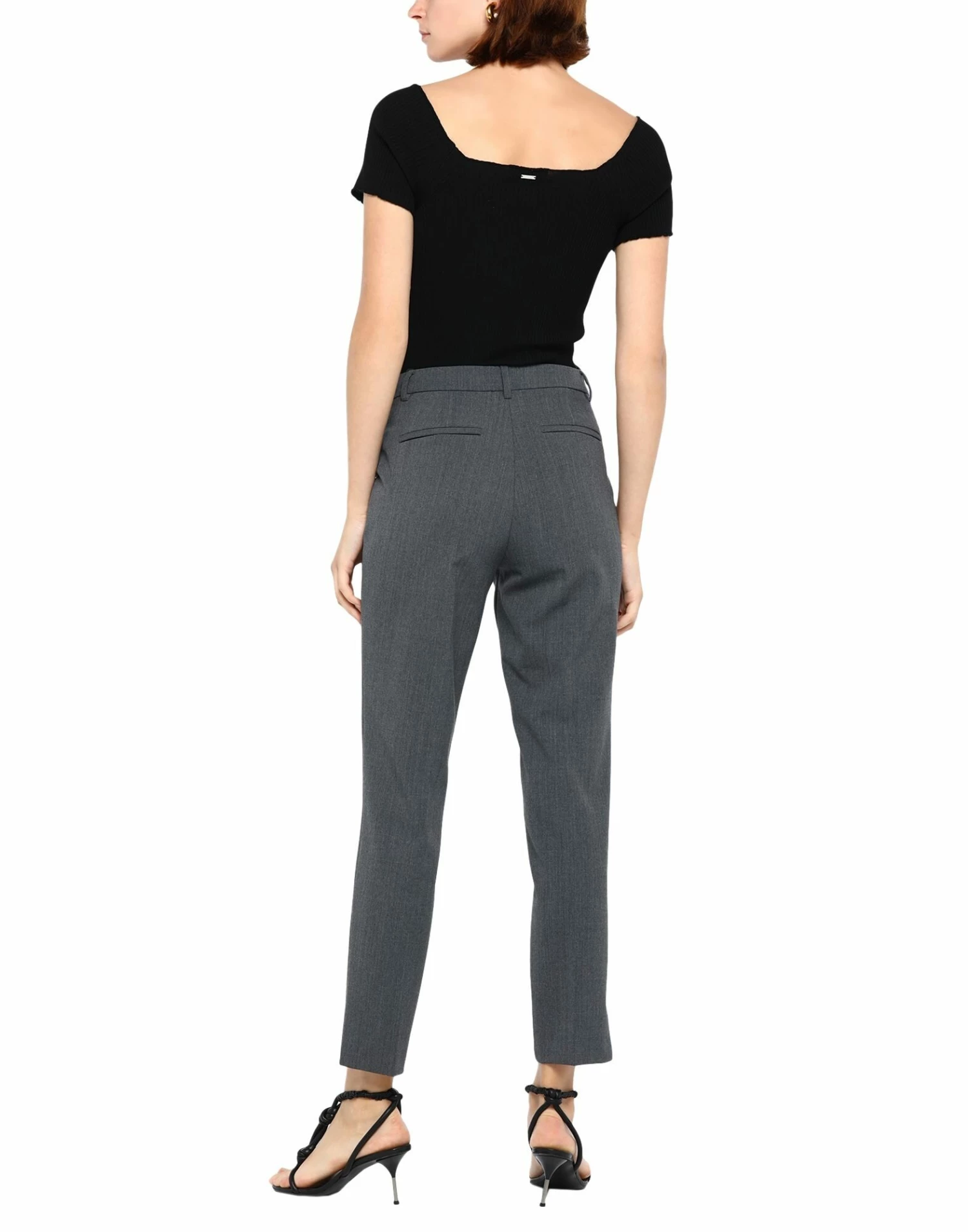 SEVENTY SERGIO TEGON Casual Pants For Women Grey - Image 3
