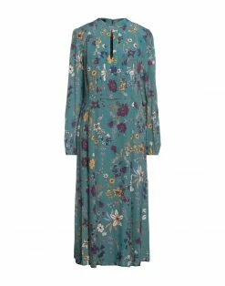 SEVENTY SERGIO TEGON Midi Dress For Women Deep Jade