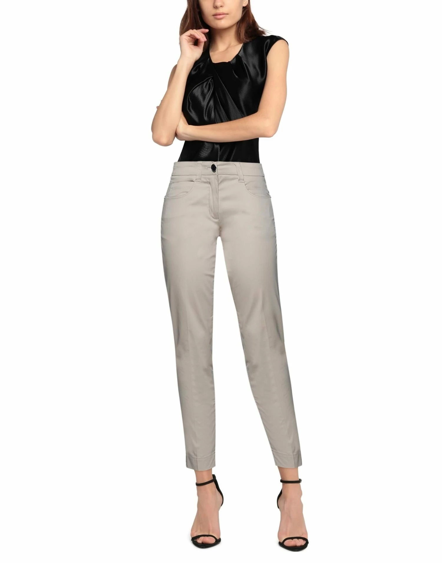 SEVENTY SERGIO TEGON Casual Pants For Women Beige - Image 2
