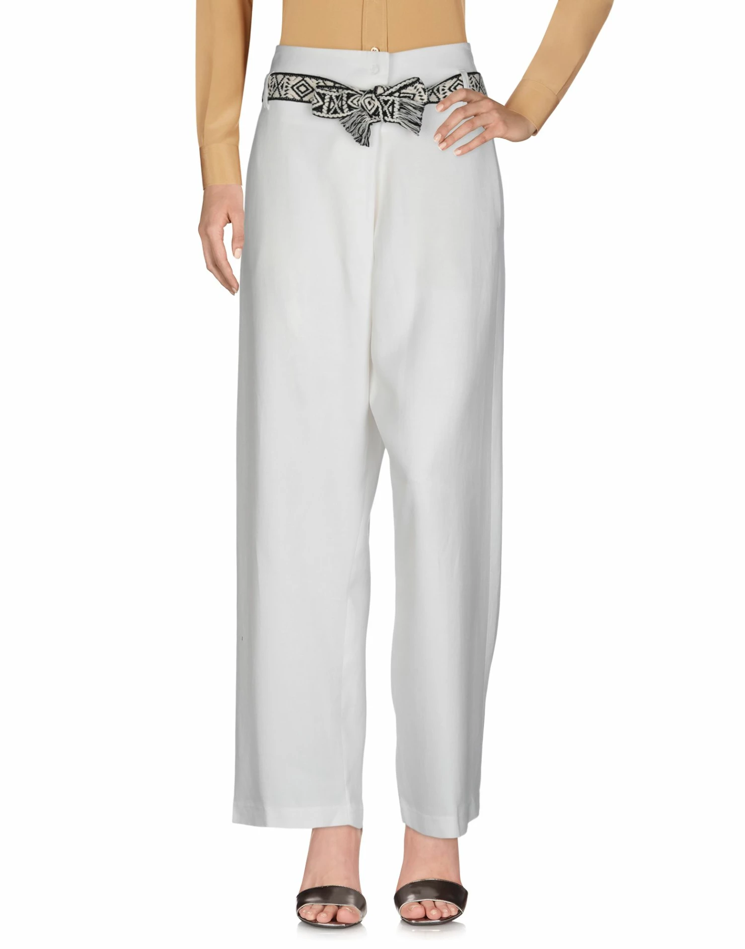 SEVENTY SERGIO TEGON Casual Pants For Women Ivory - Image 2