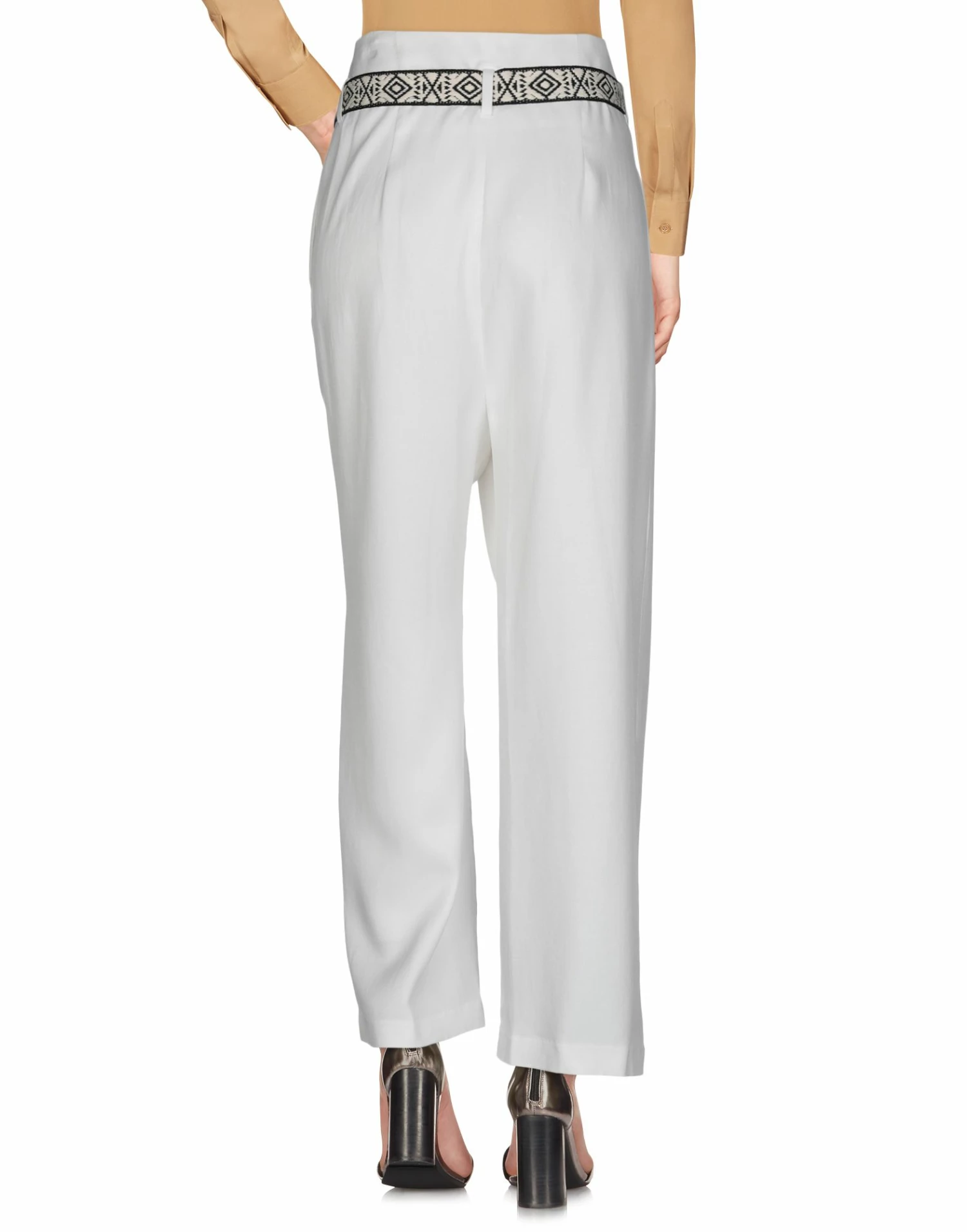 SEVENTY SERGIO TEGON Casual Pants For Women Ivory - Image 3
