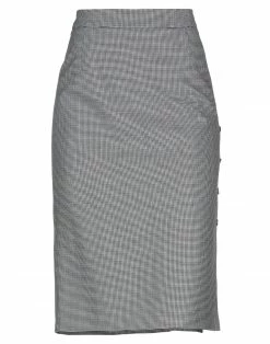 SEVENTY SERGIO TEGON Midi Skirt For Women Black