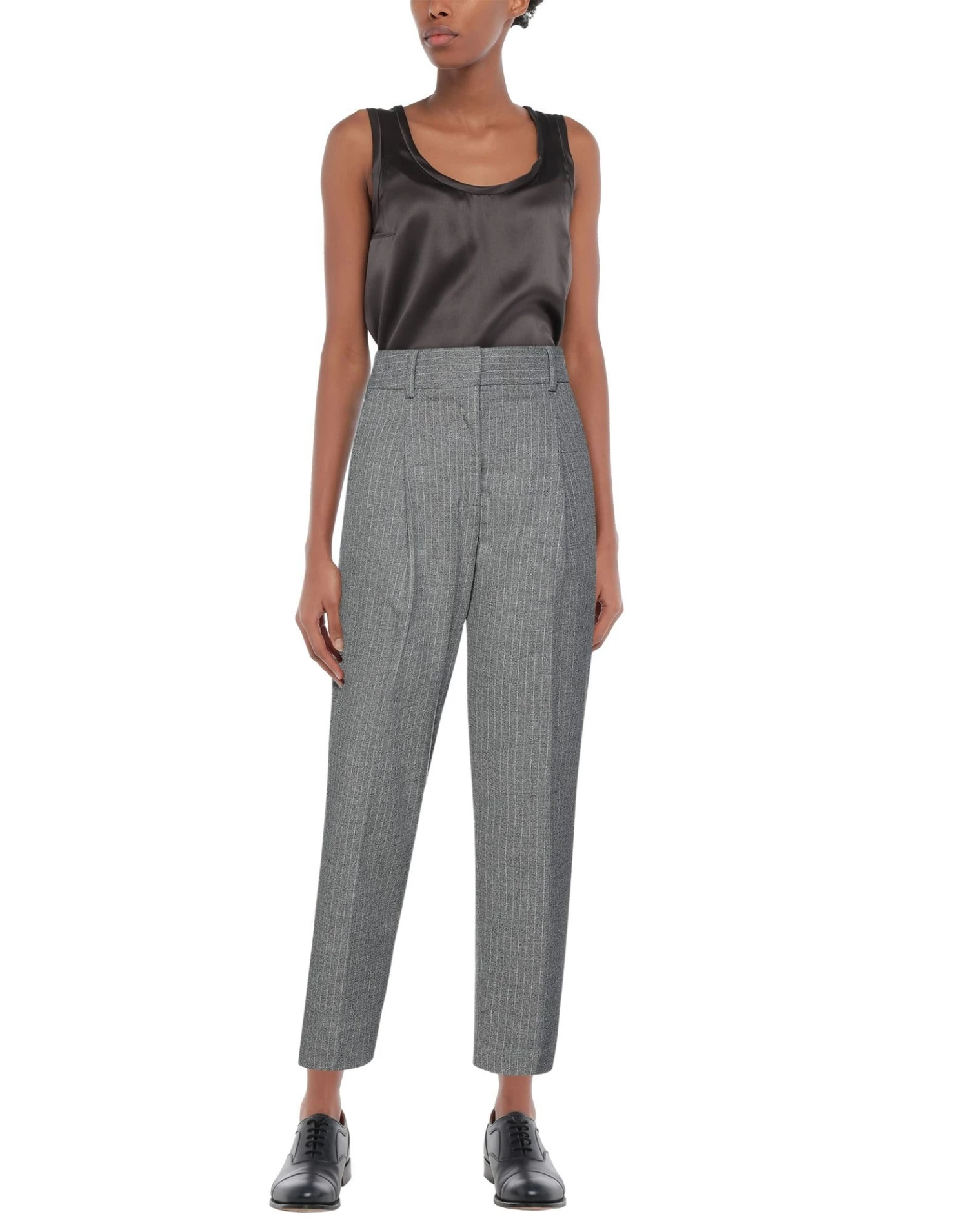 SEVENTY SERGIO TEGON Casual Pants For Women Light Grey - Image 2