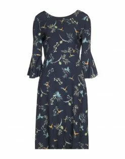 SEVENTY SERGIO TEGON Midi Dress For Women Dark Blue