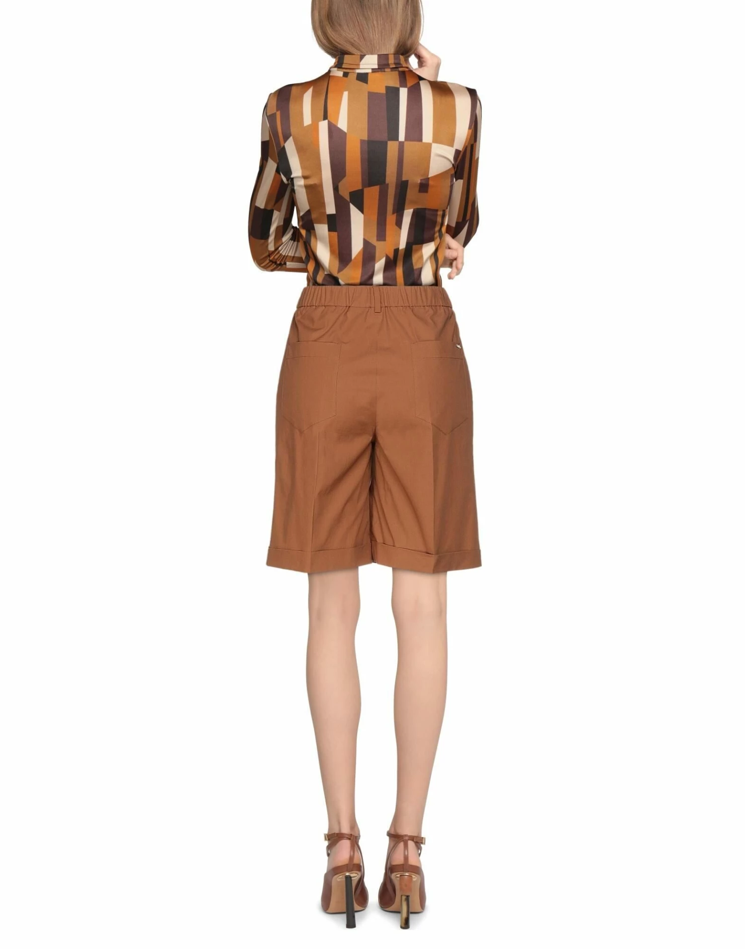 SEVENTY SERGIO TEGON Shorts & Bermuda For Women Blue - Image 3