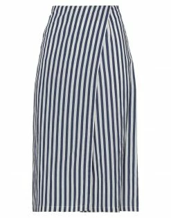 SEVENTY SERGIO TEGON Cropped Pants & Culottes For Women Dark Blue