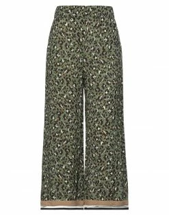 SEVENTY SERGIO TEGON Casual Pants For Women Military Green