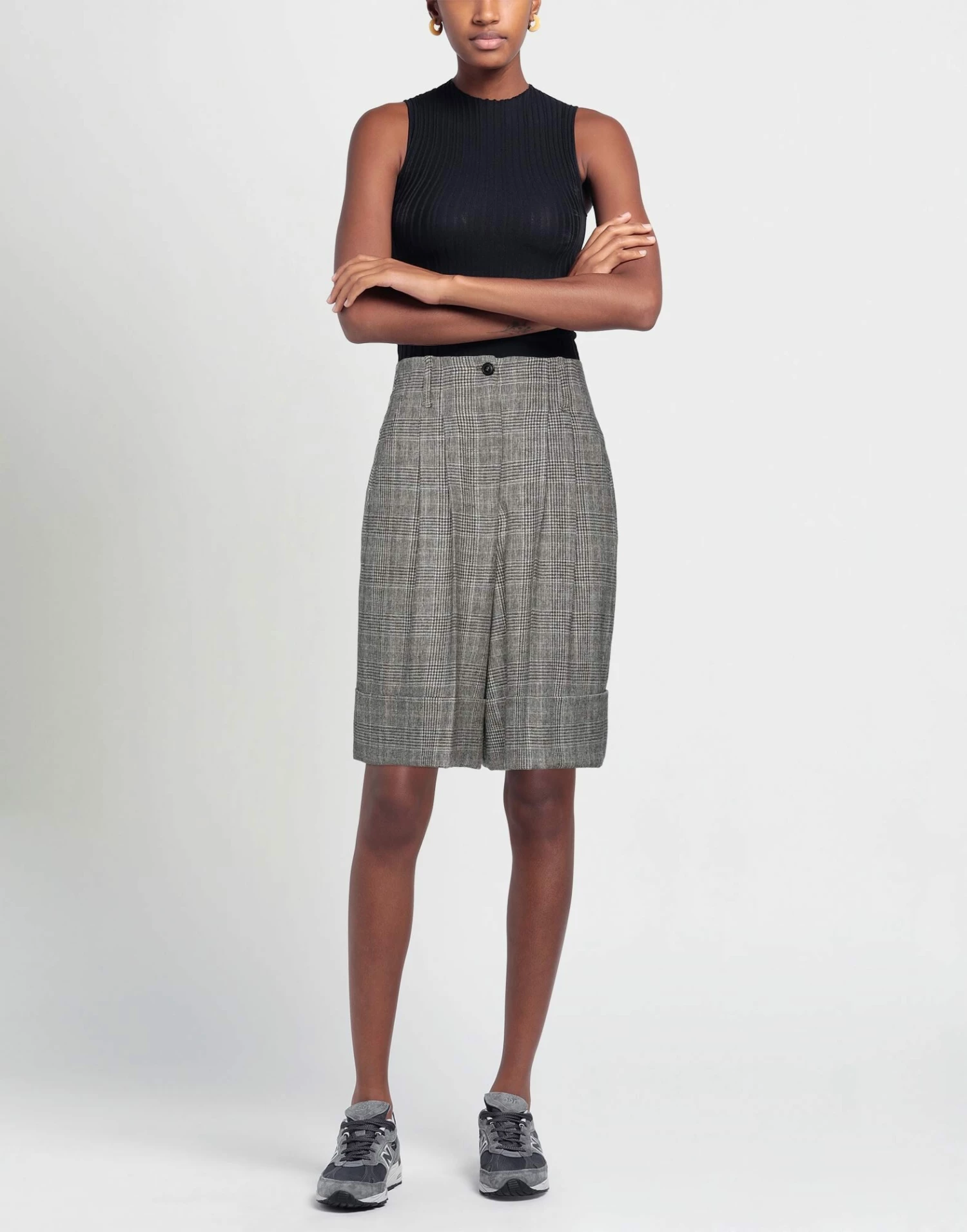 SEVENTY SERGIO TEGON Shorts & Bermuda For Women Dark Brown - Image 2