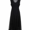 SEVENTY SERGIO TEGON Midi Dress For Women Black