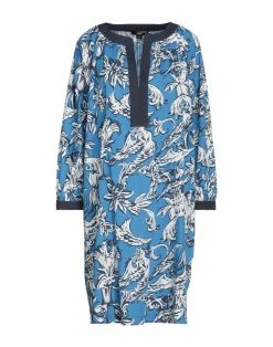 SEVENTY SERGIO TEGON Midi Dress For Women Blue