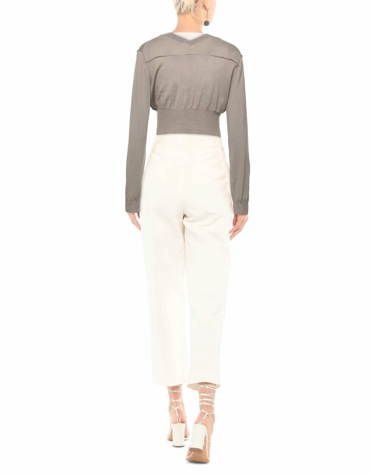 SEVENTY SERGIO TEGON Shrug For Women Khaki - Image 3