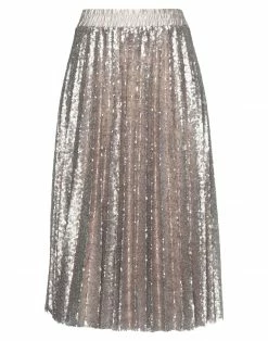 SEVENTY SERGIO TEGON Midi Skirt For Women Khaki