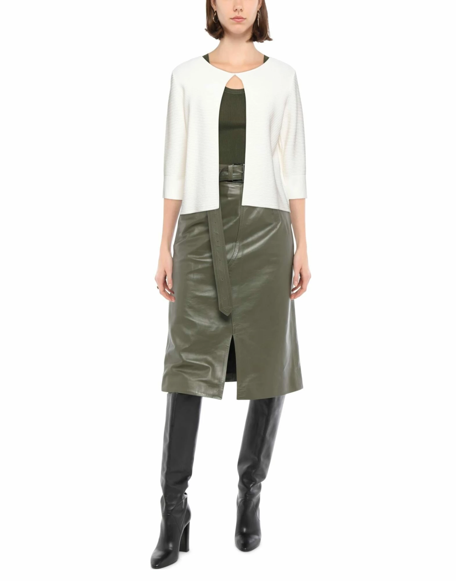 SEVENTY SERGIO TEGON Cardigan For Women Ivory - Image 2