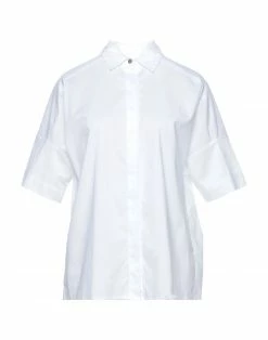 SEVENTY SERGIO TEGON Solid Color Shirts & Blouses For Women White