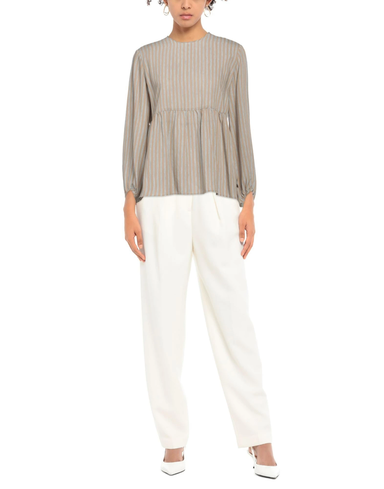 SEVENTY SERGIO TEGON Blouse For Women Light Brown - Image 2