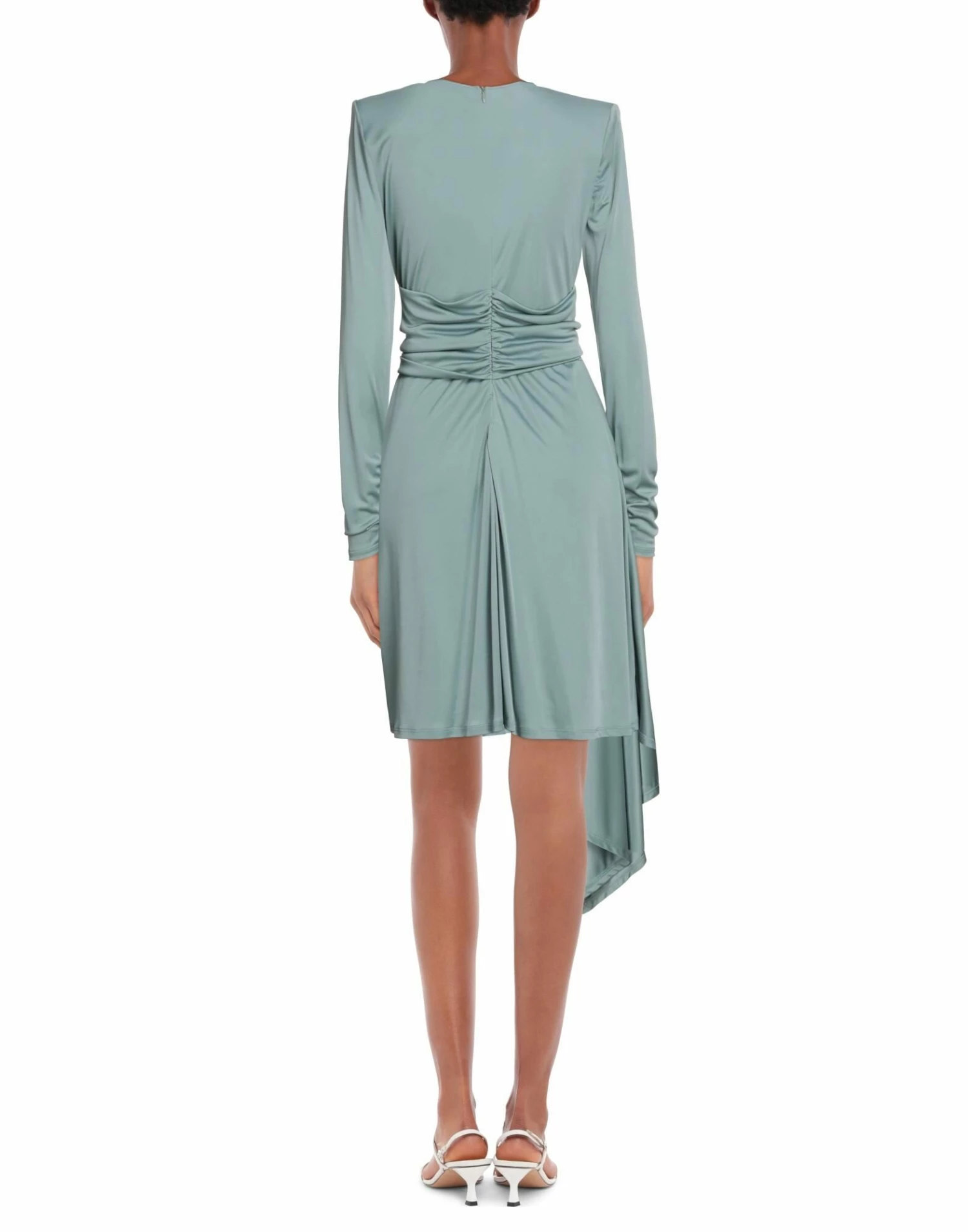 SEVENTY SERGIO TEGON Short Dress For Women Sage Green - Image 3