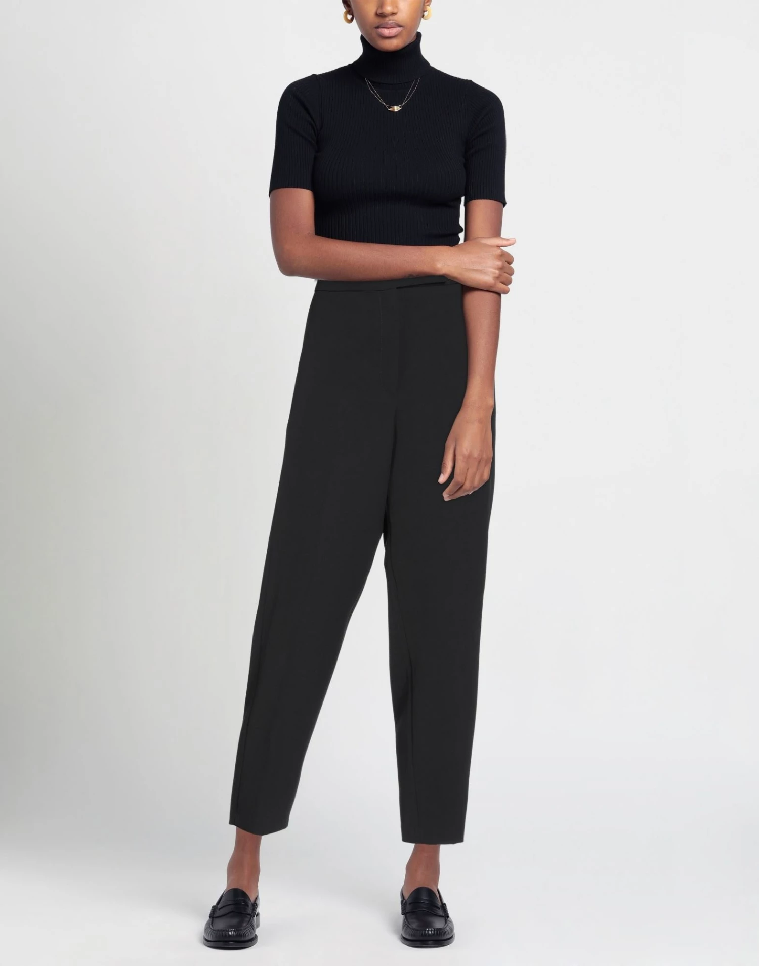 SEVENTY SERGIO TEGON Casual Pants For Women Black - Image 2