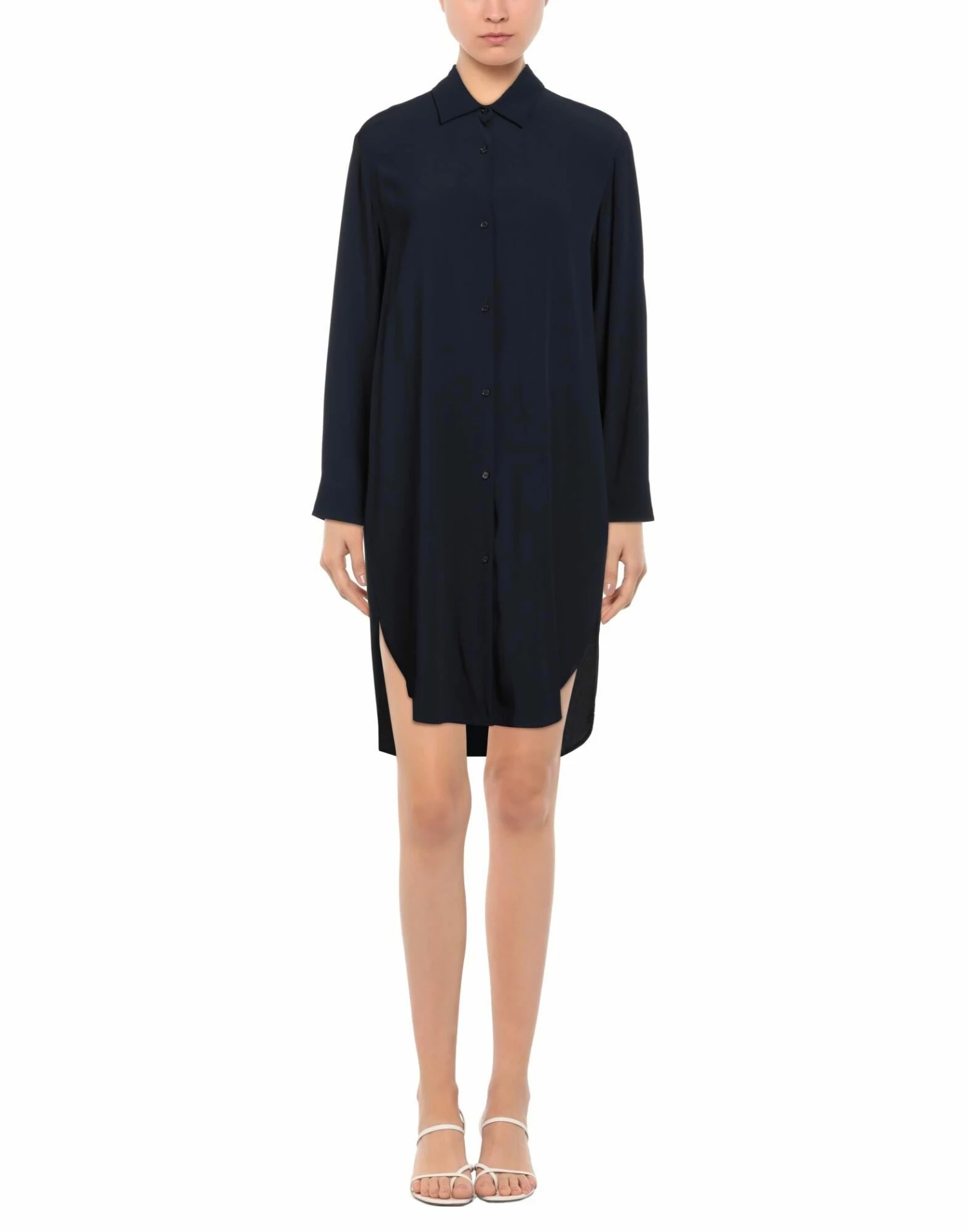 SEVENTY SERGIO TEGON Short Dress For Women Dark Blue - Image 2