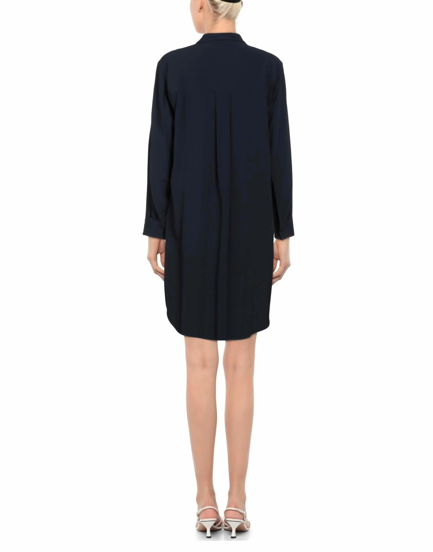 SEVENTY SERGIO TEGON Short Dress For Women Dark Blue - Image 3