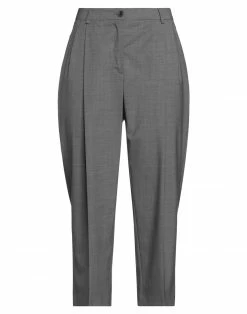 SEVENTY SERGIO TEGON Cropped Pants & Culottes For Women Grey