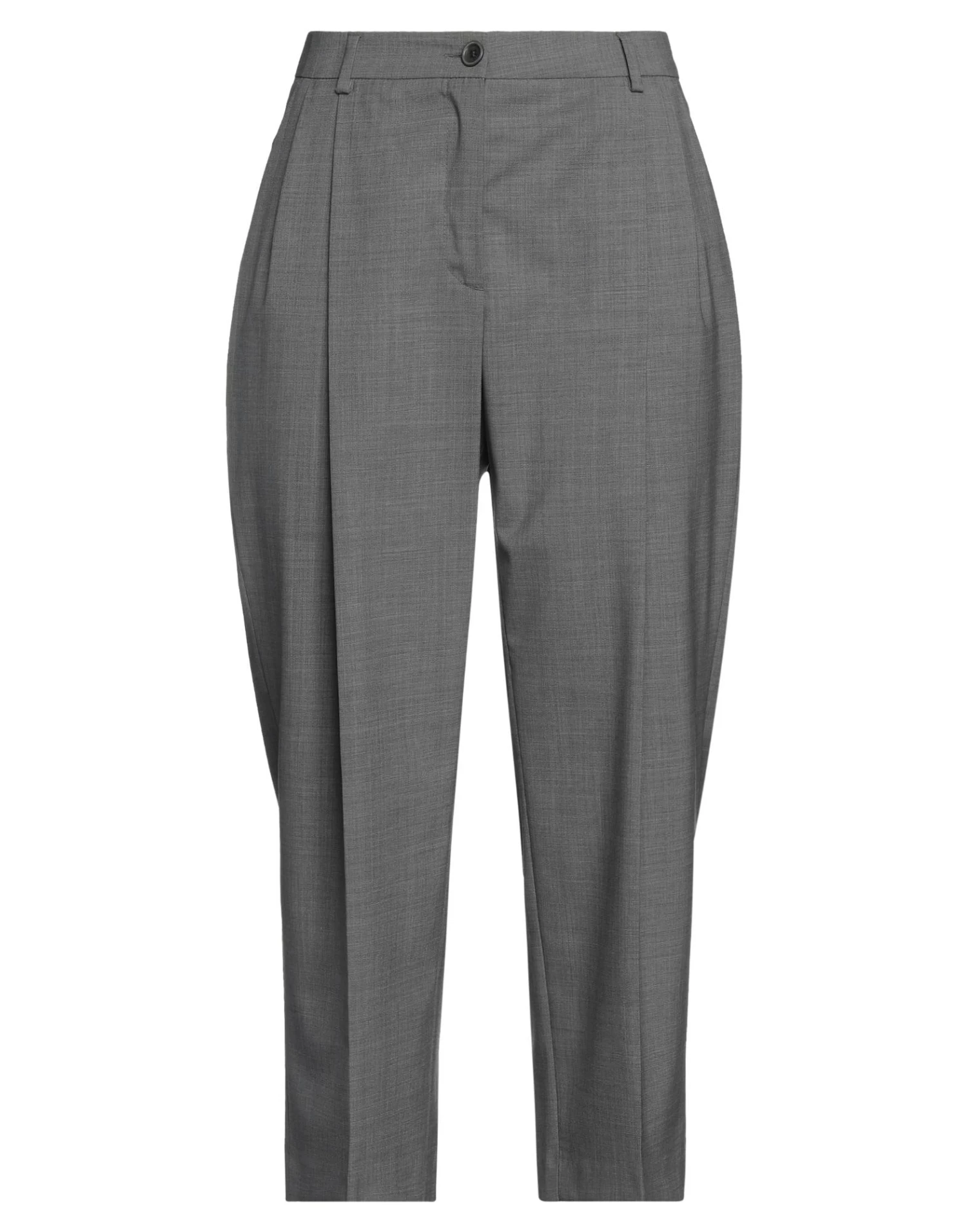 SEVENTY SERGIO TEGON Cropped Pants & Culottes For Women Grey